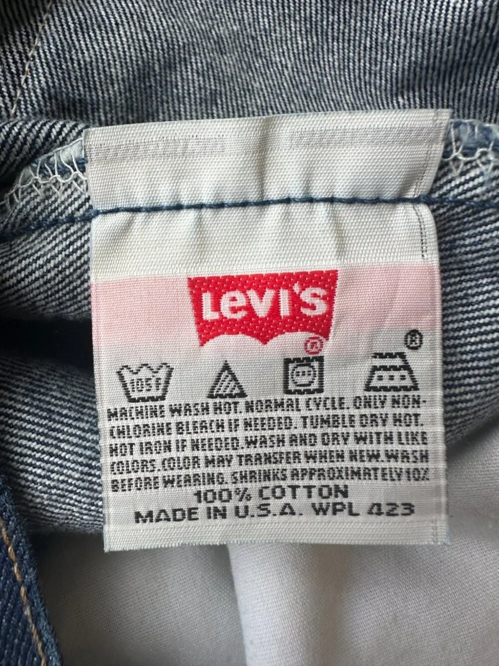 Vintage Levi's 501xx Made in USA Button Fly Jeans W31 L29 Dark Wash Heritage